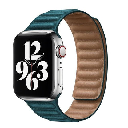 Leather Link Apple Watch Bands - A-1 Thread Vault