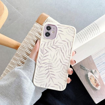 Vintage Leaves Shockproof iPhone Case - A-1 Thread Vault