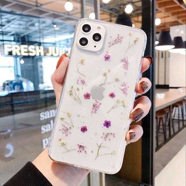 Real Dried Flowers iPhone Case - A-1 Thread Vault