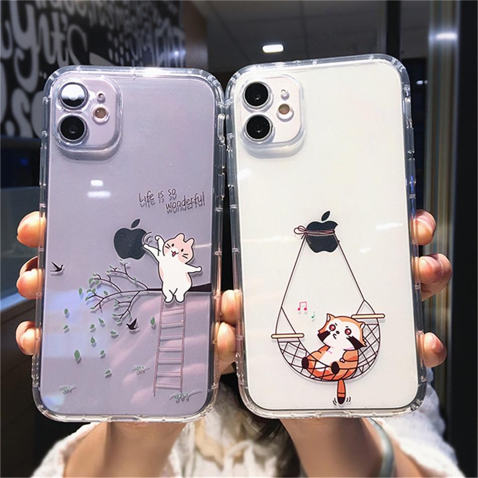 Cute Cat Painting iPhone Case - A-1 Thread Vault