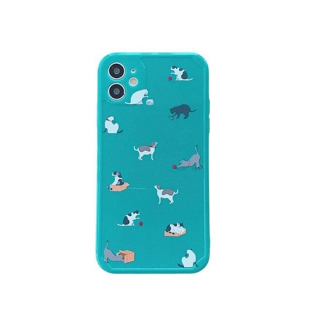 Cute Cartoon Animals iPhone Case - A-1 Thread Vault