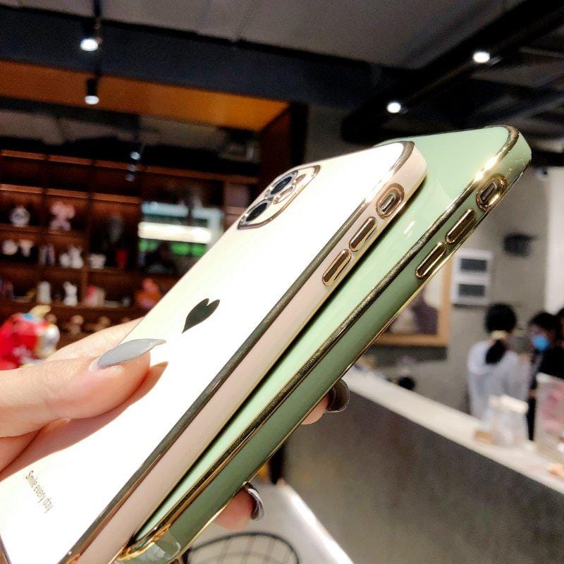 Protective Electroplated Love Heart iPhone Case - A-1 Thread Vault