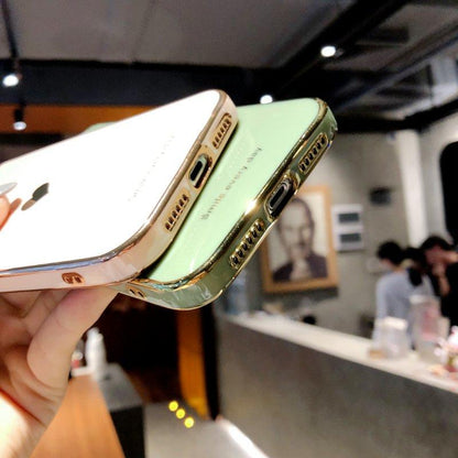 Protective Electroplated Love Heart iPhone Case - A-1 Thread Vault