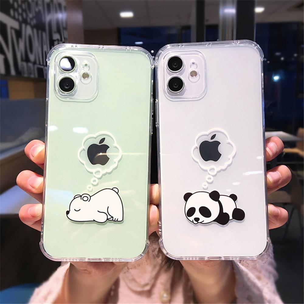 Creative Bear Panda Animal iPhone Case - A-1 Thread Vault