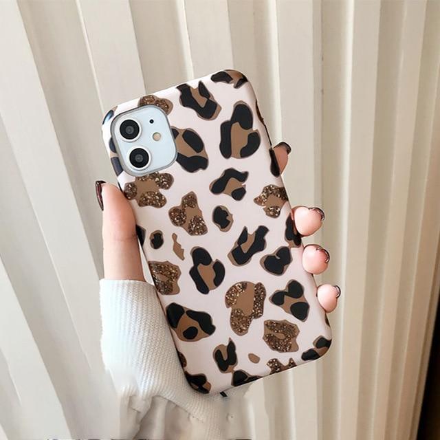 Leopard Print Lanyard iPhone Case - A-1 Thread Vault
