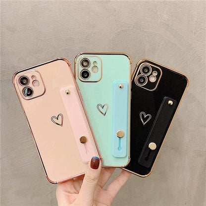 Wrist Strap Electroplated Bumper iPhone Case - A-1 Thread Vault
