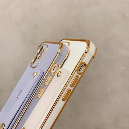 Wrist Strap Electroplated Bumper iPhone Case - A-1 Thread Vault