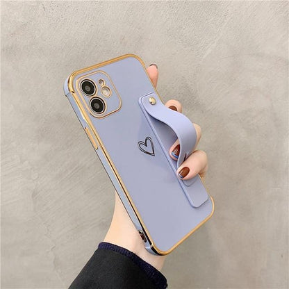 Wrist Strap Electroplated Bumper iPhone Case - A-1 Thread Vault
