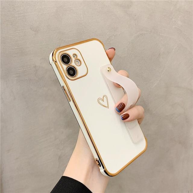 Wrist Strap Electroplated Bumper iPhone Case - A-1 Thread Vault
