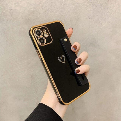 Wrist Strap Electroplated Bumper iPhone Case - A-1 Thread Vault