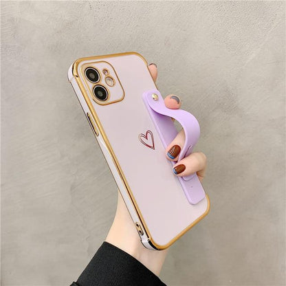 Wrist Strap Electroplated Bumper iPhone Case - A-1 Thread Vault