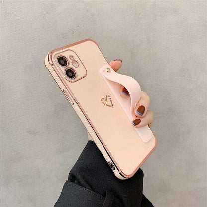 Wrist Strap Electroplated Bumper iPhone Case - A-1 Thread Vault