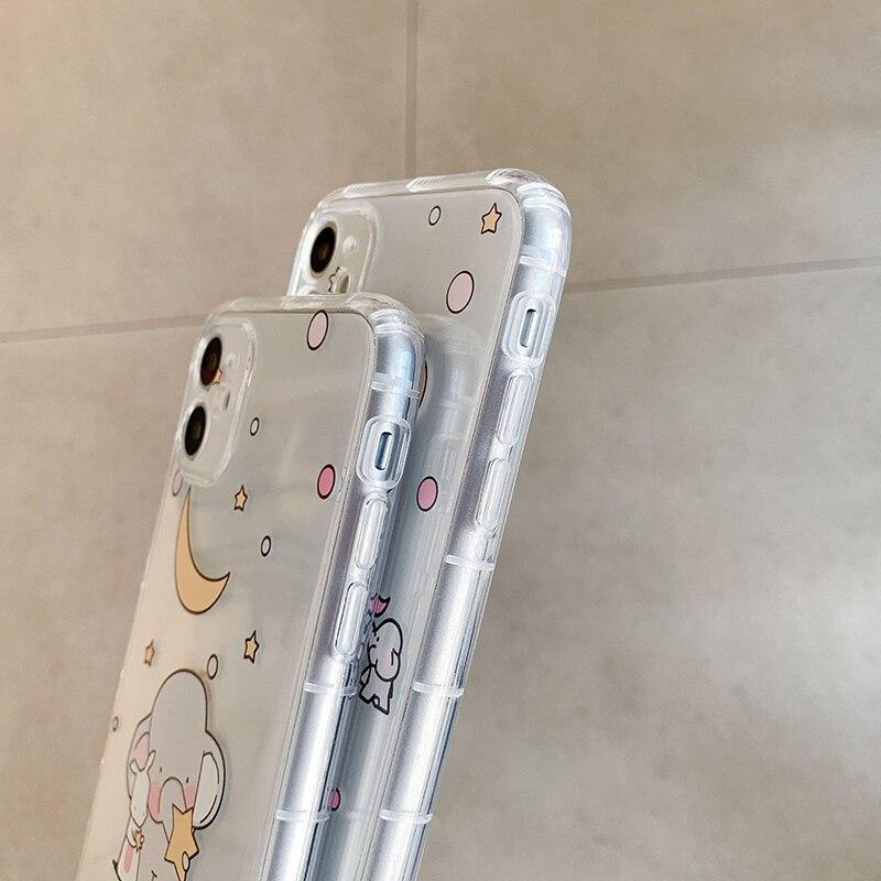 Cartoon Elephant Shockproof iPhone Case - A-1 Thread Vault