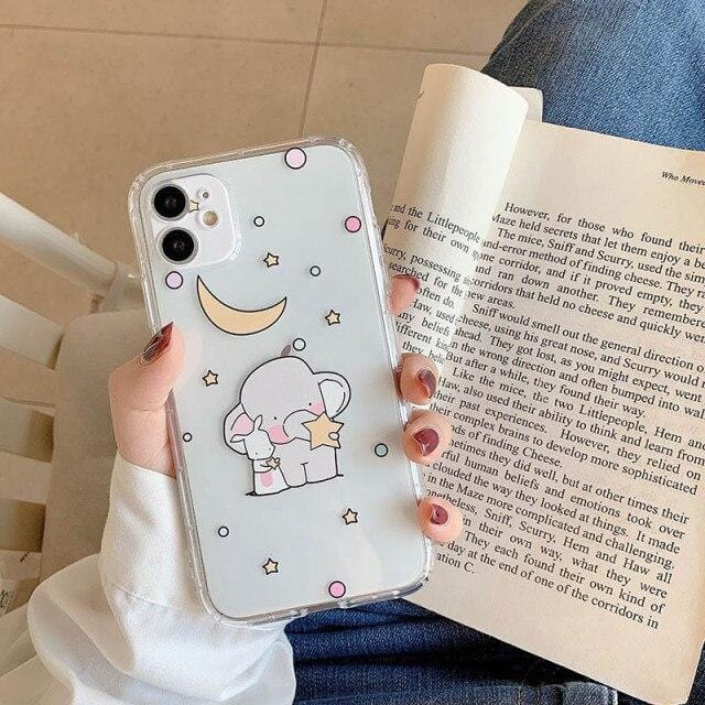 Cartoon Elephant Shockproof iPhone Case - A-1 Thread Vault