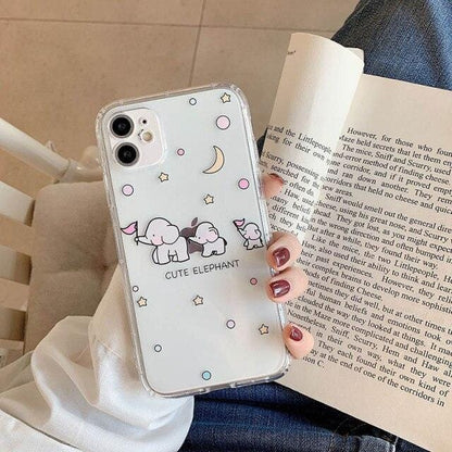Cartoon Elephant Shockproof iPhone Case - A-1 Thread Vault