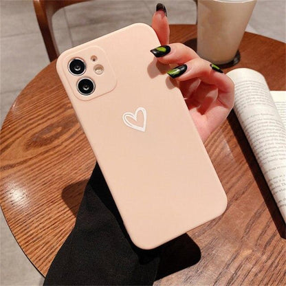 Shockproof Soft Love Heart iPhone Case - A-1 Thread Vault