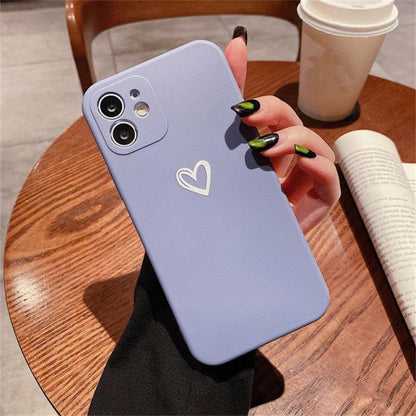 Shockproof Soft Love Heart iPhone Case - A-1 Thread Vault