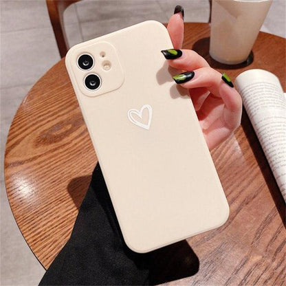 Shockproof Soft Love Heart iPhone Case - A-1 Thread Vault