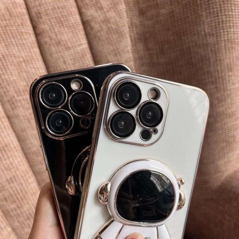 Electroplated Astronaut Folding iPhone Case - A-1 Thread Vault