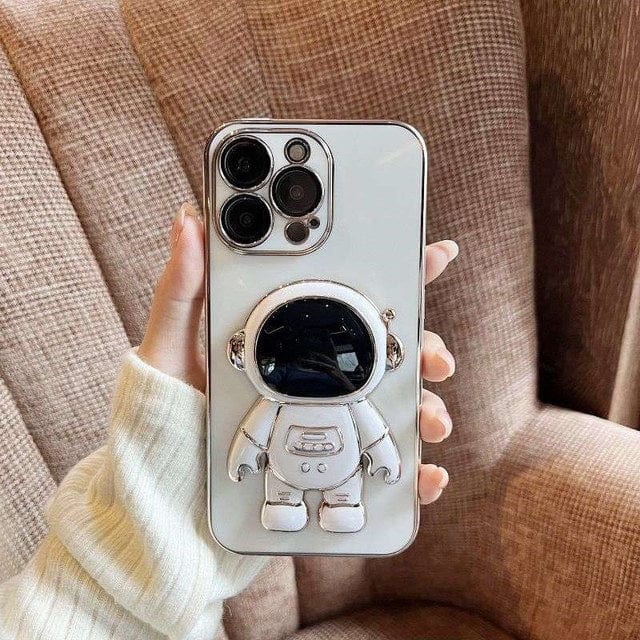 Electroplated Astronaut Folding iPhone Case - A-1 Thread Vault