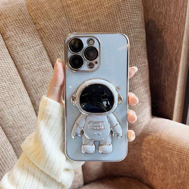 Electroplated Astronaut Folding iPhone Case - A-1 Thread Vault