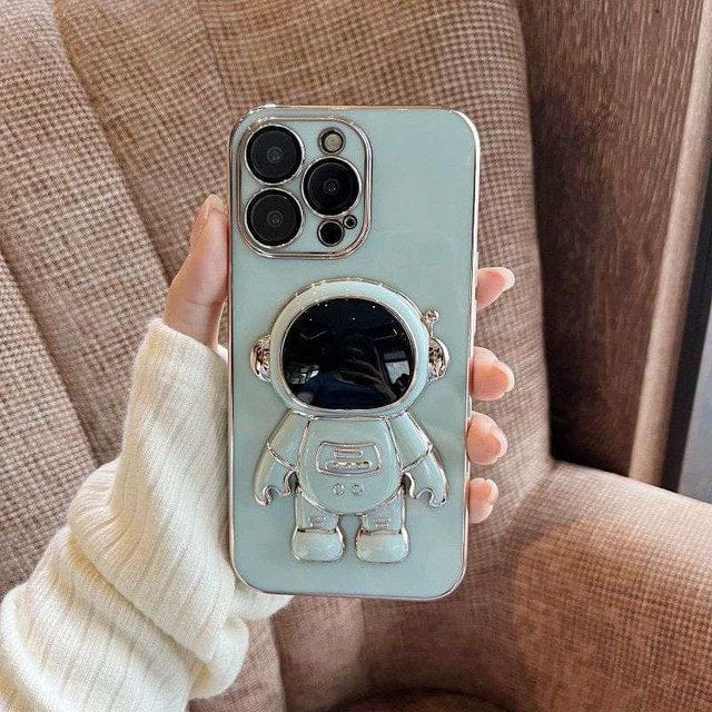 Electroplated Astronaut Folding iPhone Case - A-1 Thread Vault