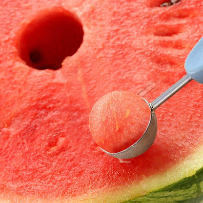 Professional 3-In-1 Stainless Steel Watermelon Melon Baller Scoop Seed Remover Fruit Carving Tool Set - A-1 Thread Vault