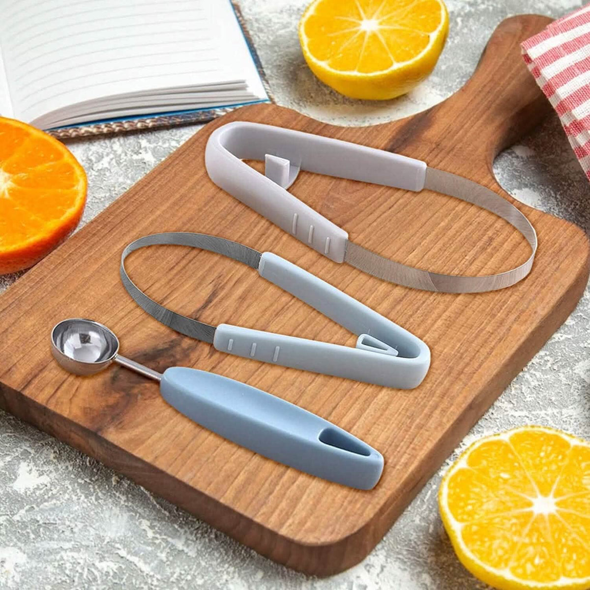 Professional 3-In-1 Stainless Steel Watermelon Melon Baller Scoop Seed Remover Fruit Carving Tool Set - A-1 Thread Vault
