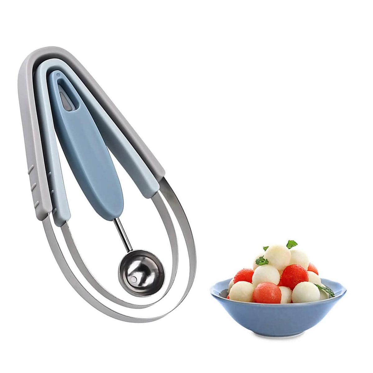 Professional 3-In-1 Stainless Steel Watermelon Melon Baller Scoop Seed Remover Fruit Carving Tool Set - A-1 Thread Vault
