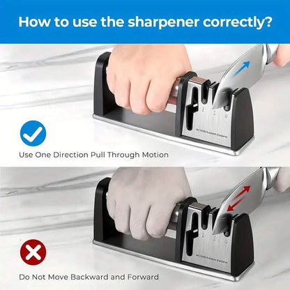Professional 4-Stage Knife Sharpener Tool - A-1 Thread Vault