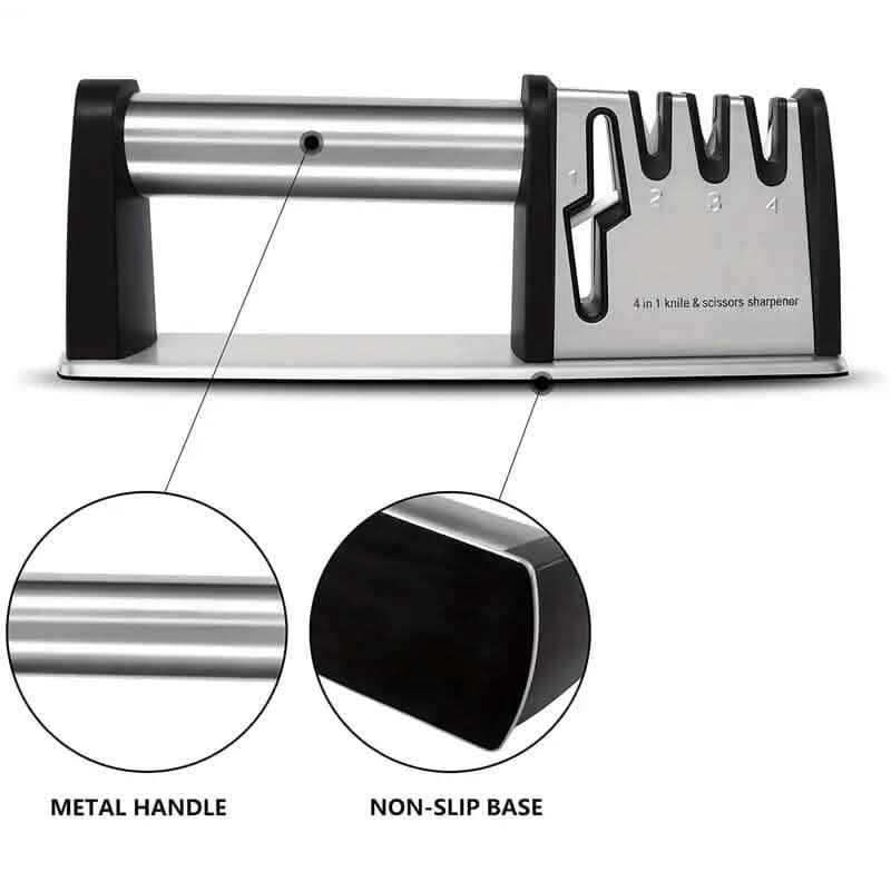 Professional 4-Stage Knife Sharpener Tool - A-1 Thread Vault