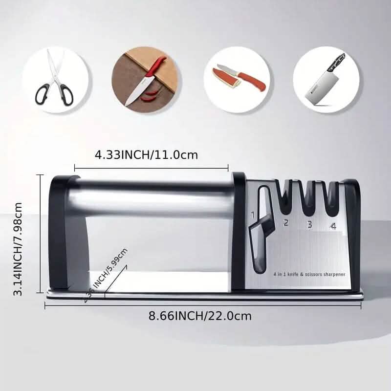 Professional 4-Stage Knife Sharpener Tool - A-1 Thread Vault