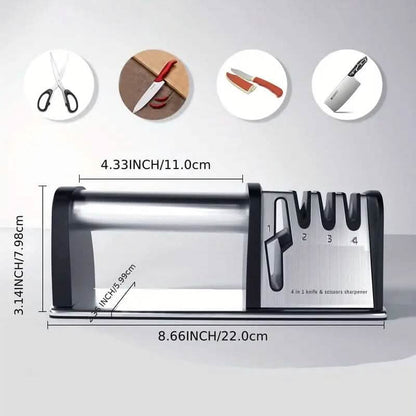 Professional 4-Stage Knife Sharpener Tool - A-1 Thread Vault