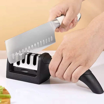Professional Knife Sharpener 4 Stages Stone Tungsten Diamond Ceramic Tool - A-1 Thread Vault