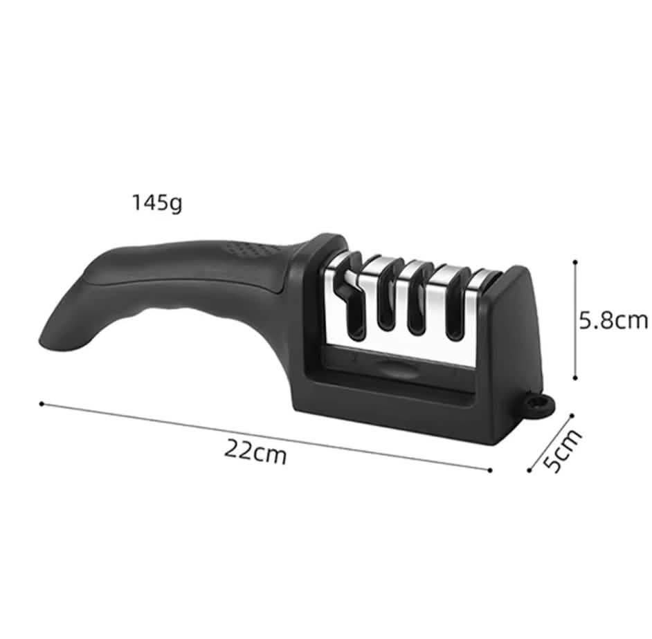 Professional Knife Sharpener 4 Stages Stone Tungsten Diamond Ceramic Tool - A-1 Thread Vault