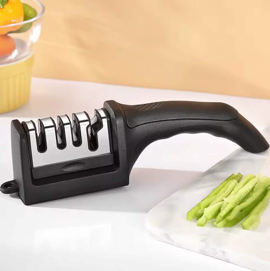Professional Knife Sharpener 4 Stages Stone Tungsten Diamond Ceramic Tool - A-1 Thread Vault