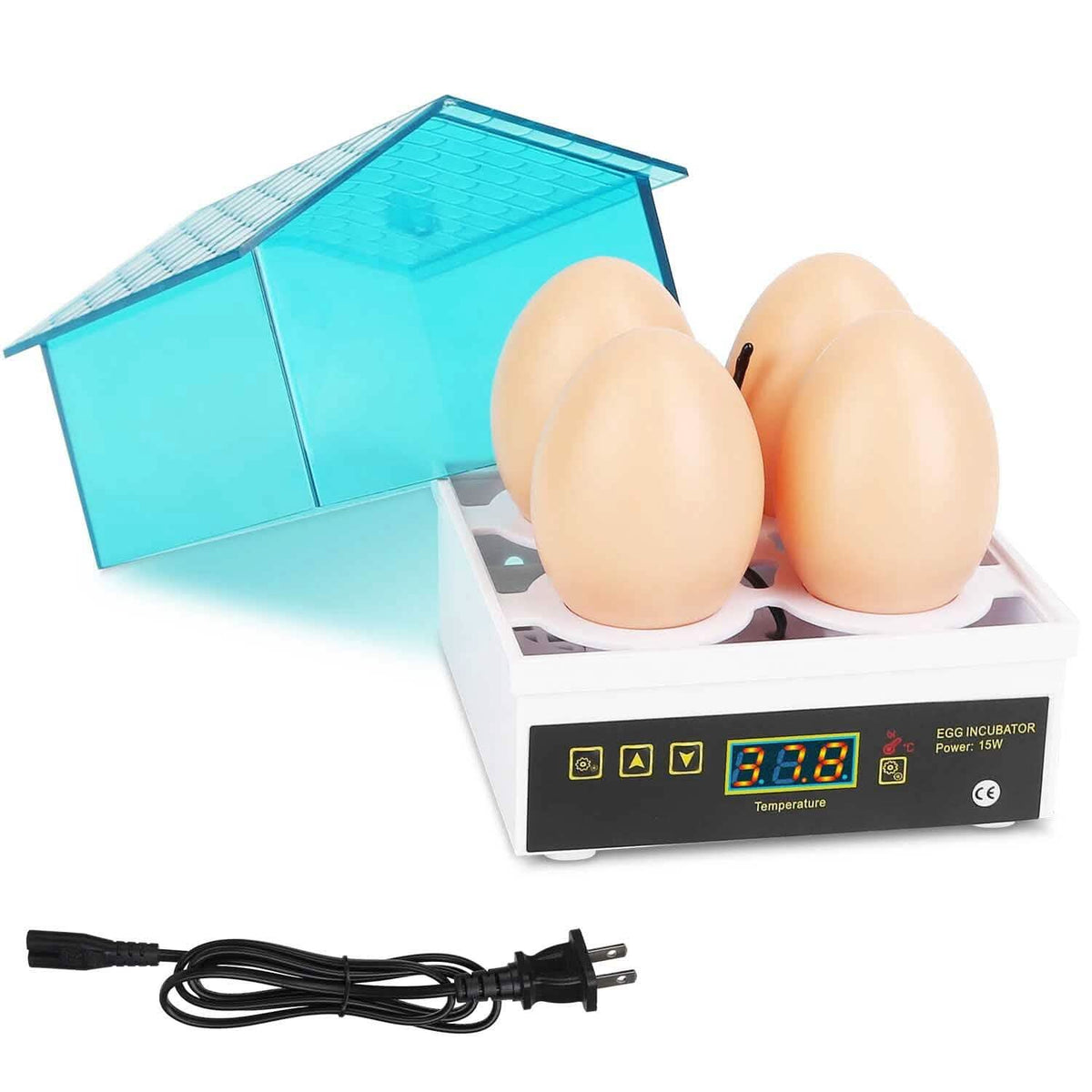 Professional Poultry Hatcher with Digital Display Automatic Temperature Humidity - A-1 Thread Vault