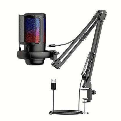 Professional Recording Microphone with Adjustable Cantilever Stand - A-1 Thread Vault