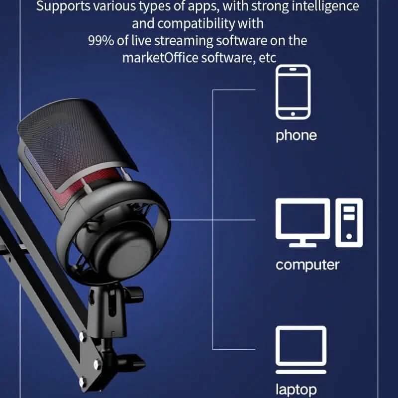 Professional Recording Microphone with Adjustable Cantilever Stand - A-1 Thread Vault