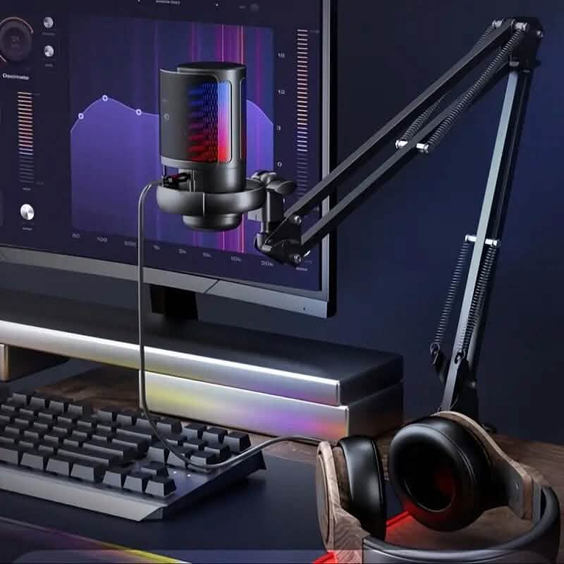 Professional Recording Microphone with Adjustable Cantilever Stand - A-1 Thread Vault