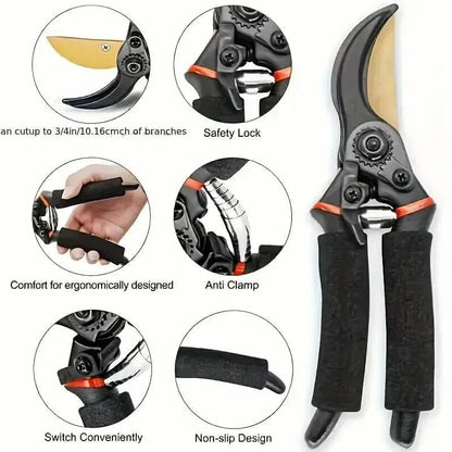 Professional Titanium Bypass Pruning Shears - A-1 Thread Vault