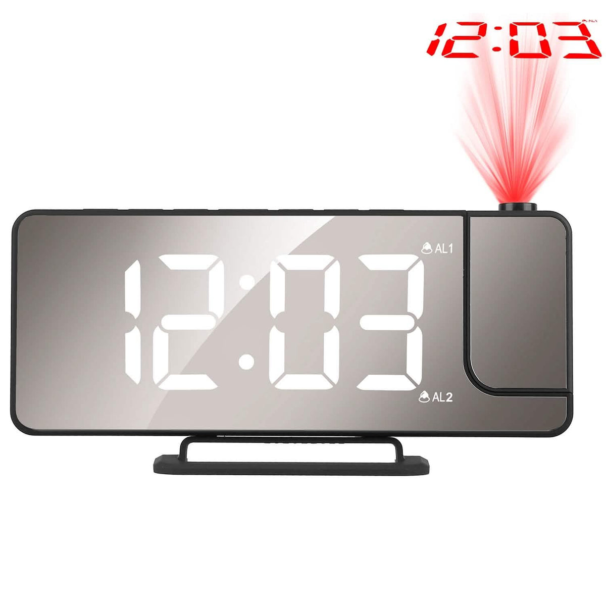 Projection Alarm Clock LED Digital Alarm Clock with Dual Alarms Snooze - A-1 Thread Vault