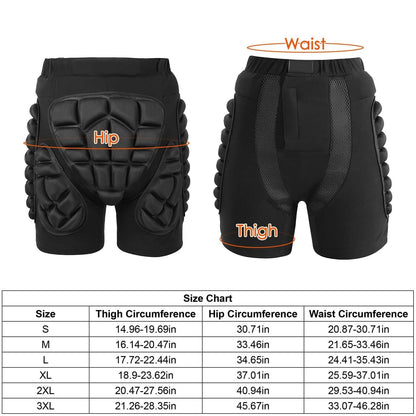Protective Shorts for Skiing Snowboarding Skating Skateboarding - A-1 Thread Vault