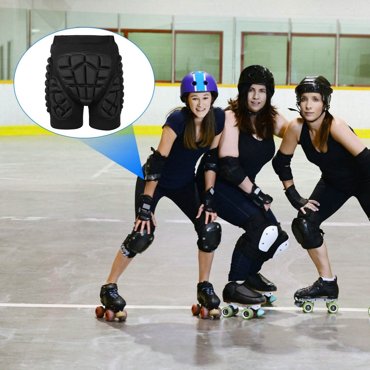 Protective Shorts for Skiing Snowboarding Skating Skateboarding - A-1 Thread Vault