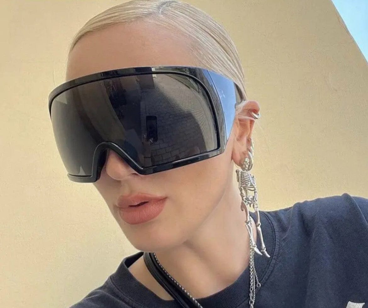 Punk Oversized One Piece Sunglasses - A-1 Thread Vault
