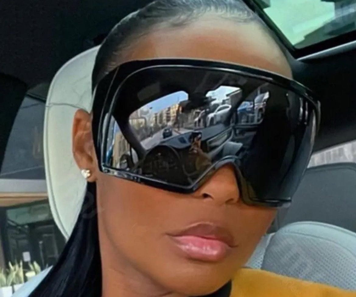 Punk Oversized One Piece Sunglasses - A-1 Thread Vault