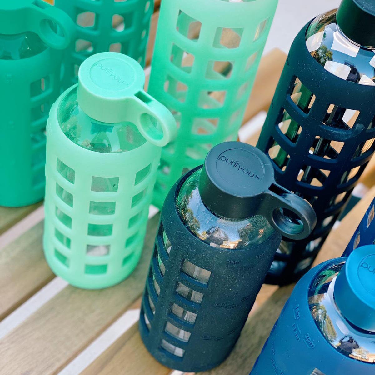 *purifyou Glass Water Bottles* - A-1 Thread Vault