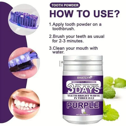 Purple Teeth Cleaning Powder - A-1 Thread Vault