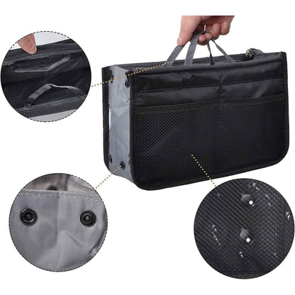 Purse Insert Storage Bag, Versatile Travel Organizer Bag Insert Cosmetic Bag With Multi-Pockets - A-1 Thread Vault