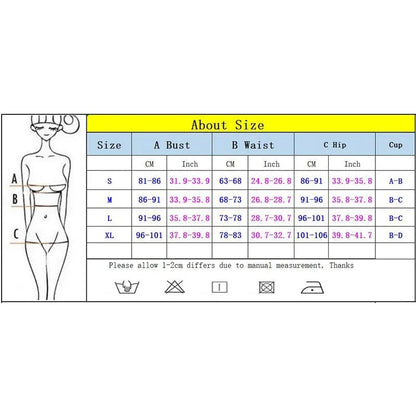 Push Up Bikini 2024 Women Swimsuit Bandage Solid Brazilian Bikini Set High Waist Female Swimwear Women Bathing Suit Beachwear - A-1 Thread Vault
